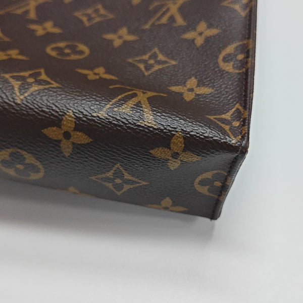 TOILET POCKET 26 Monogram Coated Canvas Brown