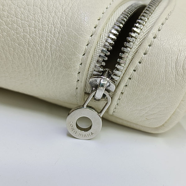Extra Pocket 19 Calfskin White