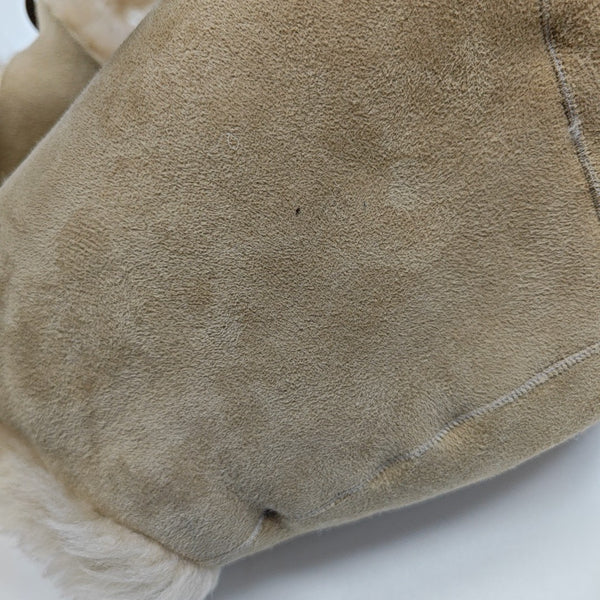 Sheepskin Bucket Bag Brown