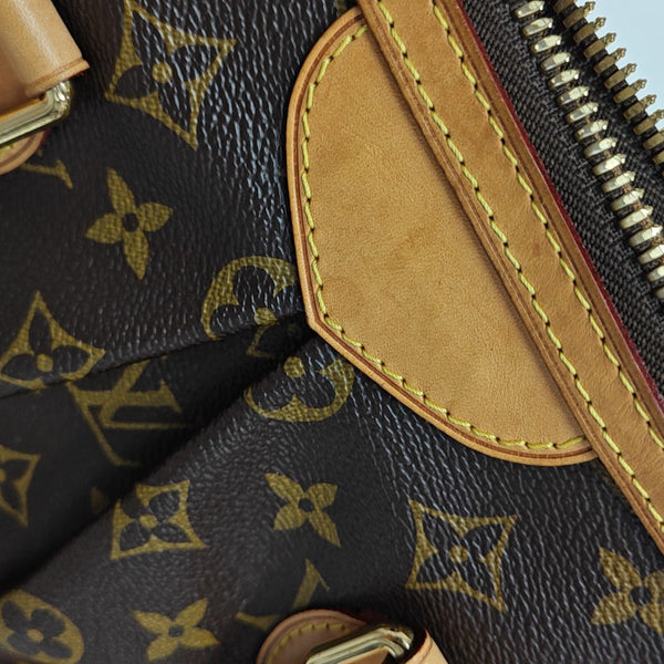 PALERMO PM Monogram Coated Canvas Brown