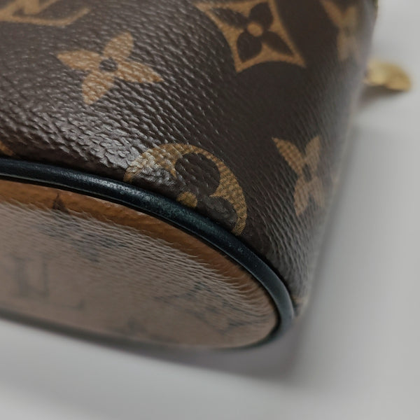 Vanity Chain Pouch Monogram Coated Canvas Brown