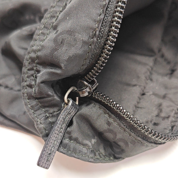 Monogram Nylon Tote Bag Black