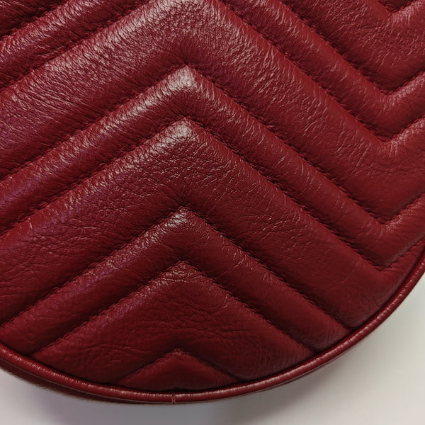GG Marmont Mini Quilted Calfskin Red