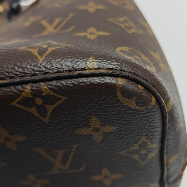 NÉONOÉ MM Monogram Coated Canvas Brown