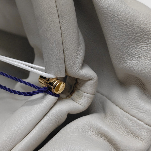The Pouch Mini Calfskin White