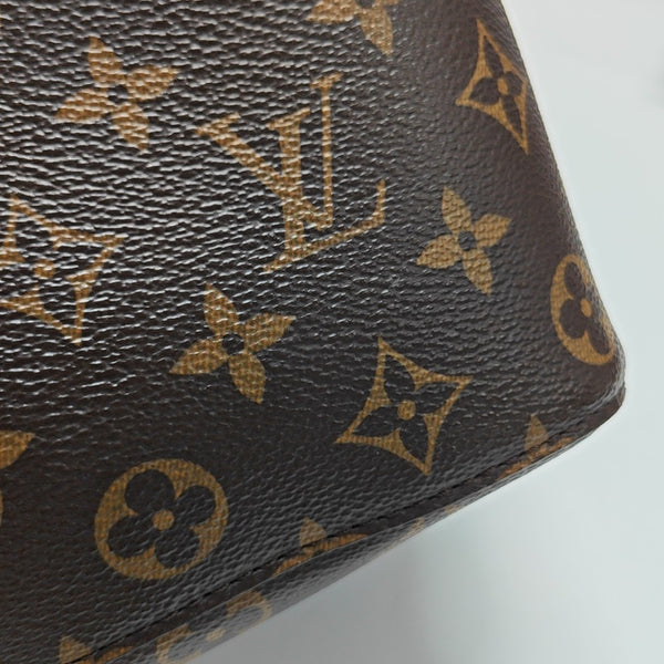 NÉONOÉ MM Monogram Coated Canvas Brown