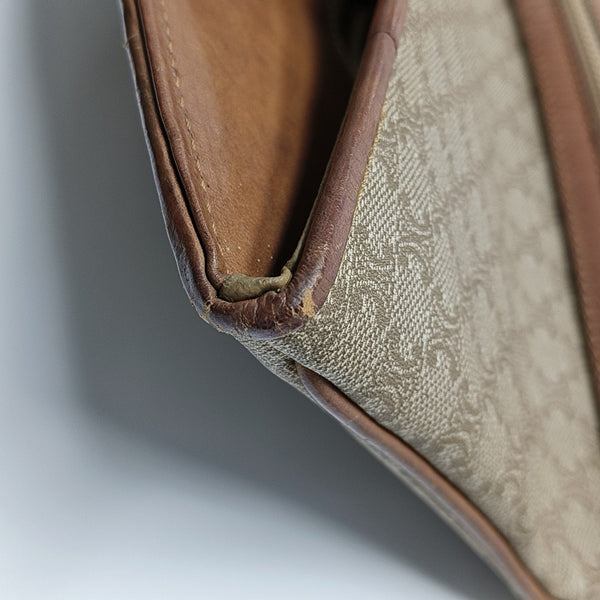 MACADAM CLUTCHES Coated Canvas Beige