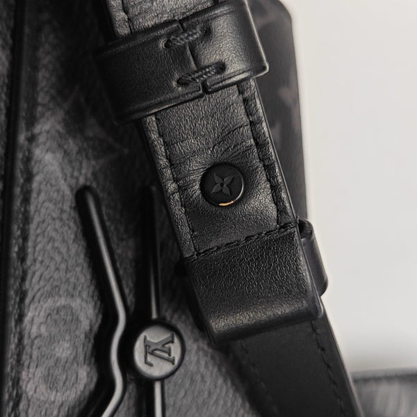 STEAMER Mini Monogram Coated Canvas Black