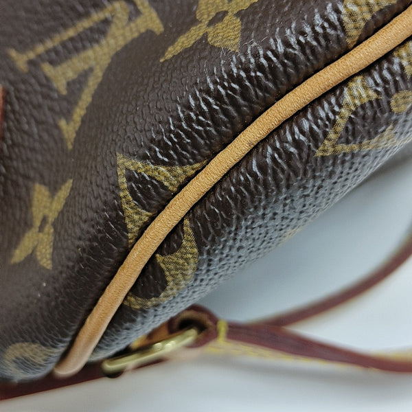 SPEEDY Nano Monogram Coated Canvas Brown