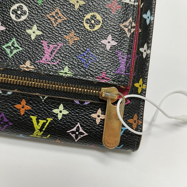 LV × TM KOALA Monogram Coated Canvas Black Wallet