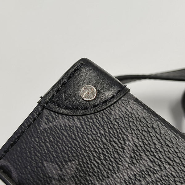 STEAMER Mini Monogram Coated Canvas Black