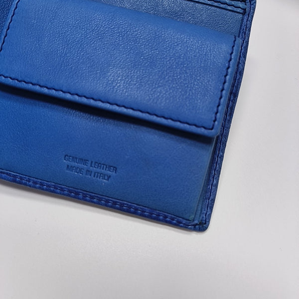 Leather Wallet Blue