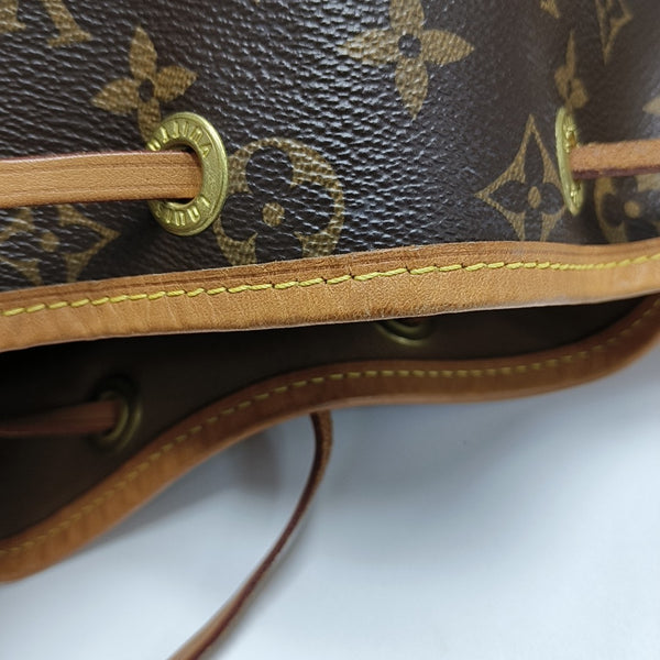 NOÉ MM Monogram Coated Canvas Brown