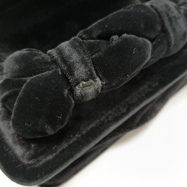 Fabric Shoulder Bag Black