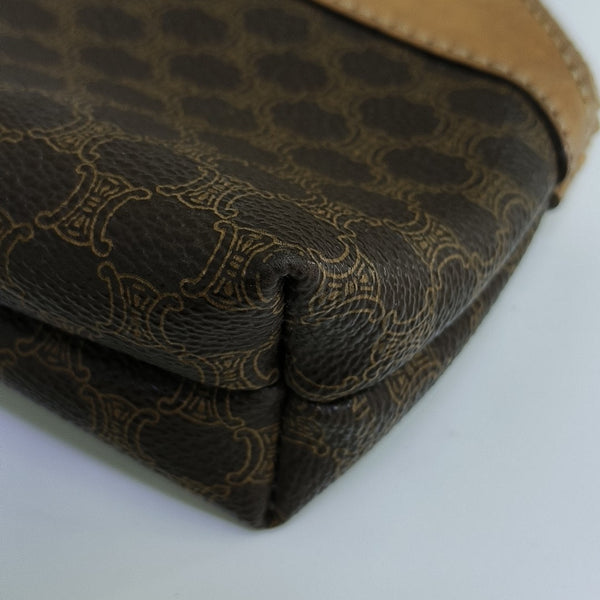 Coated Canvas Wallet Brown