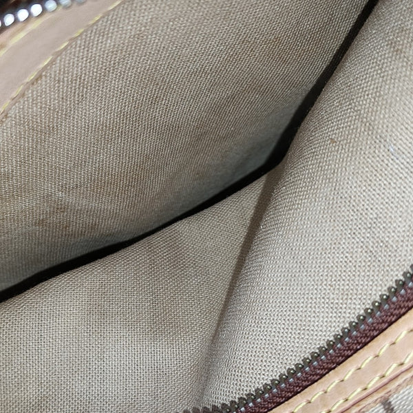 NEVERFULL MM Monogram Coated Canvas Brown