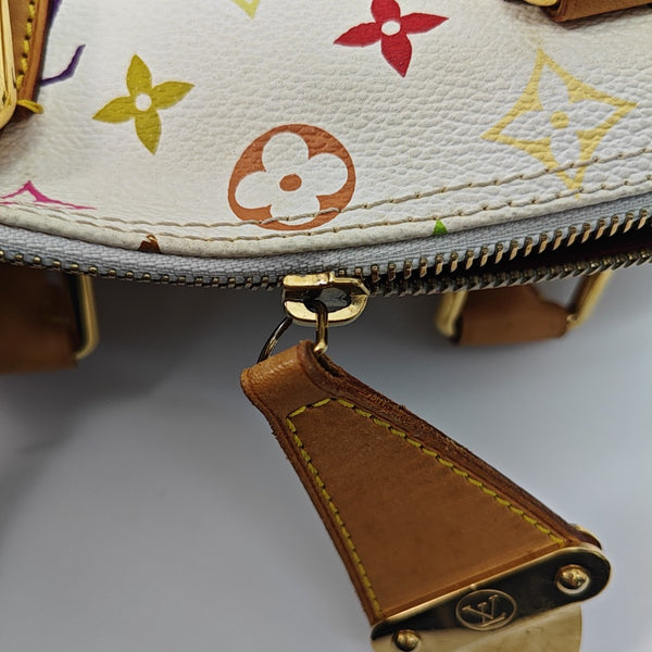 SPEEDY 30 Monogram Coated Canvas White