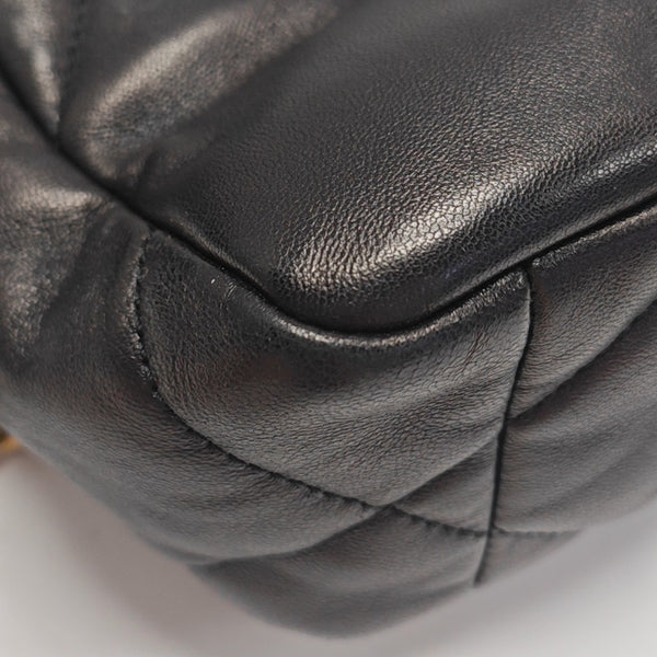CHANEL 19 Small Quilted Lambskin Black