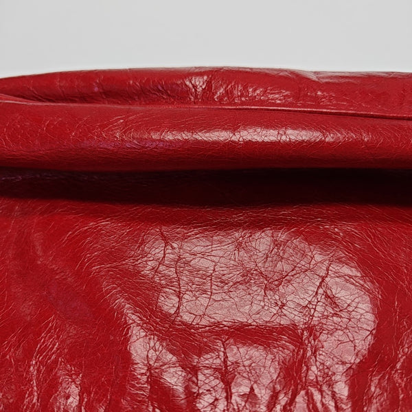 Calfskin Shoulder Bag Red