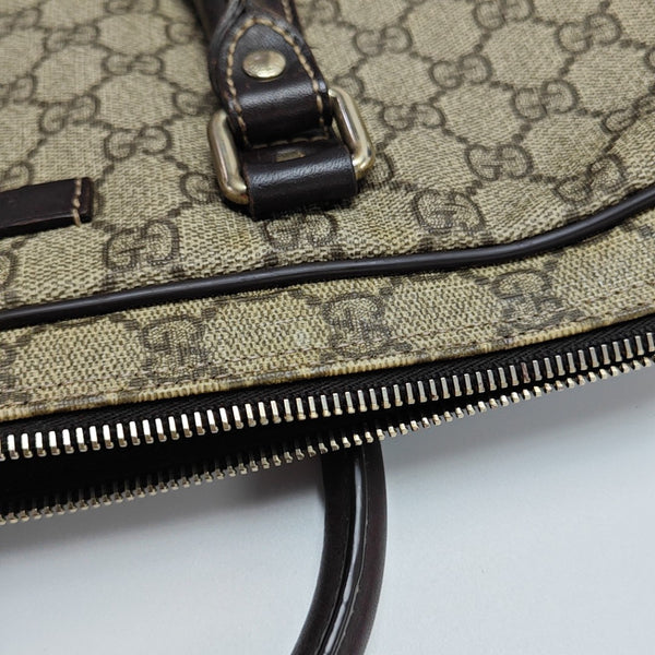 Duffle Monogram Coated Canvas Beige