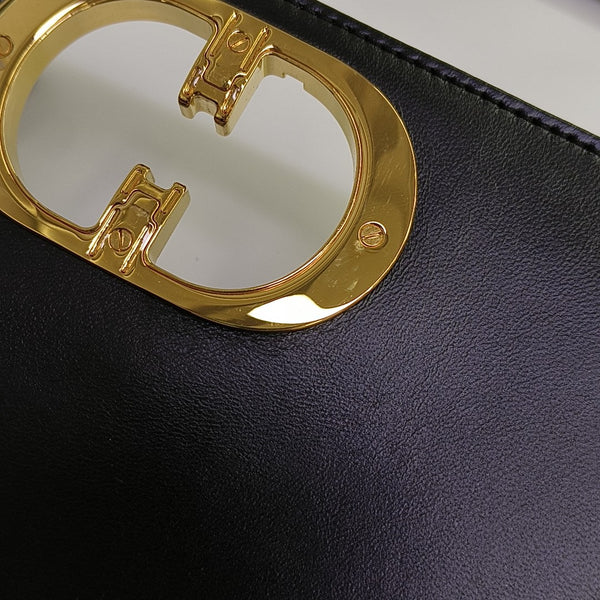 Dior Caro Medium Cannage Calfskin Black