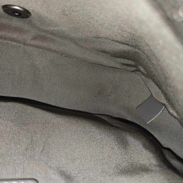Quilted Grained Calfskin Silver