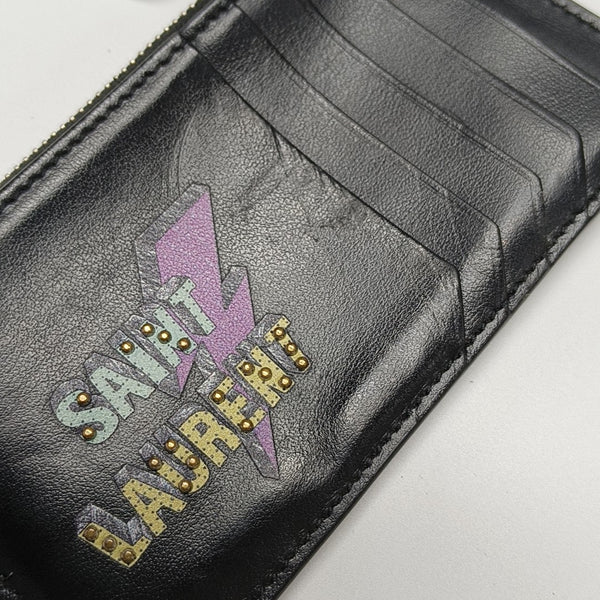 Calfskin Card Holder Black