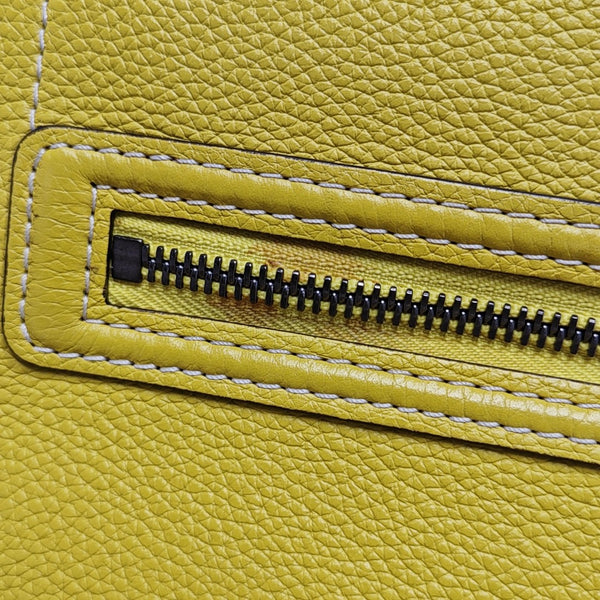 LUGGAGE Mini Calfskin Yellow