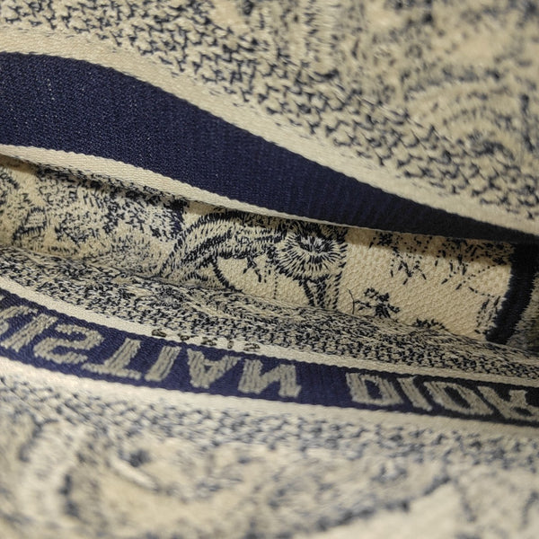 Book Tote Mini Fabric Blue