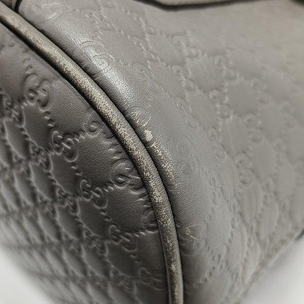 Microguccissima Monogram Calfskin Gray
