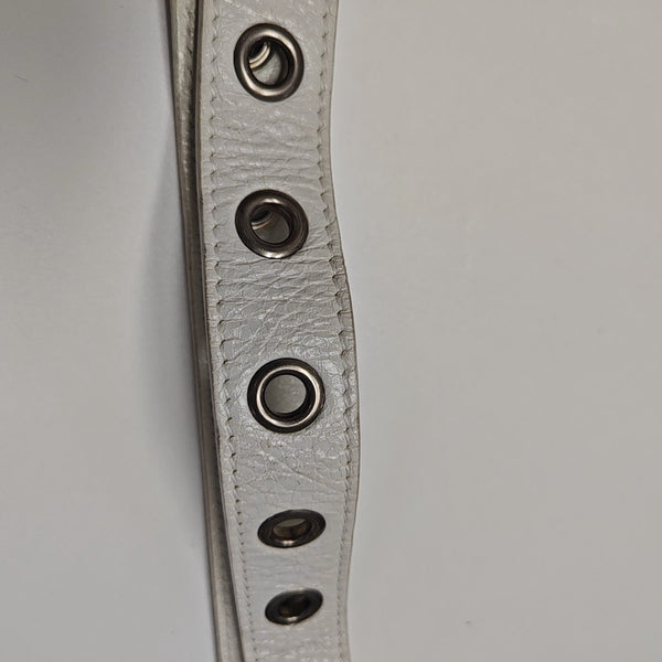 Le Cagole Small Lambskin White