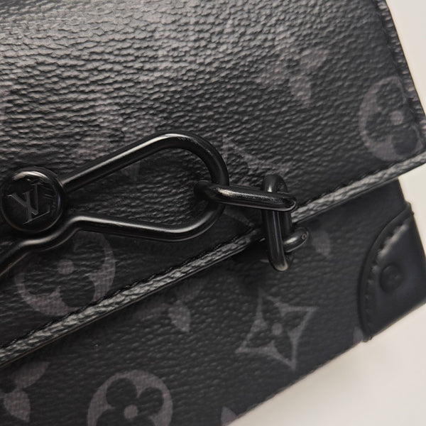 STEAMER Mini Monogram Coated Canvas Black
