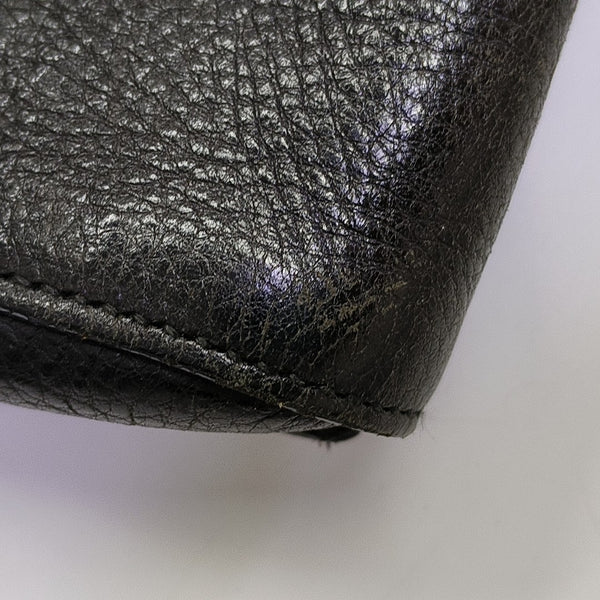 Calfskin Shoulder Bag Black