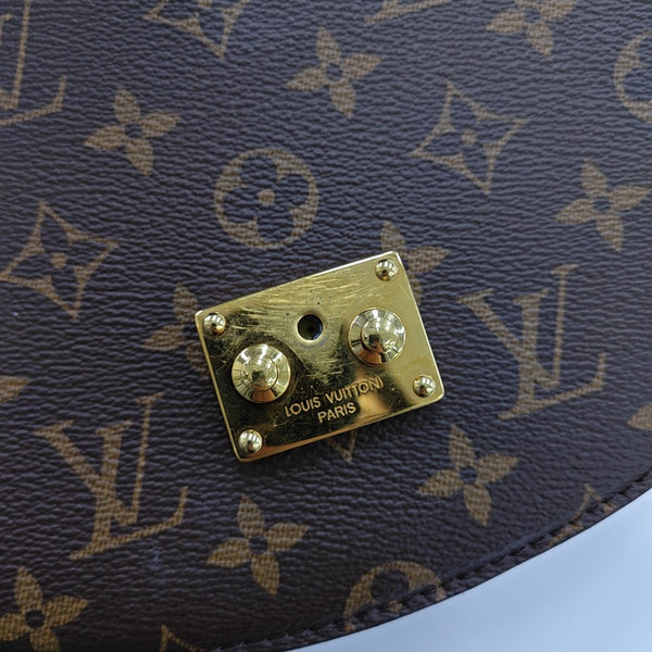 EDEN Monogram Coated Canvas Brown