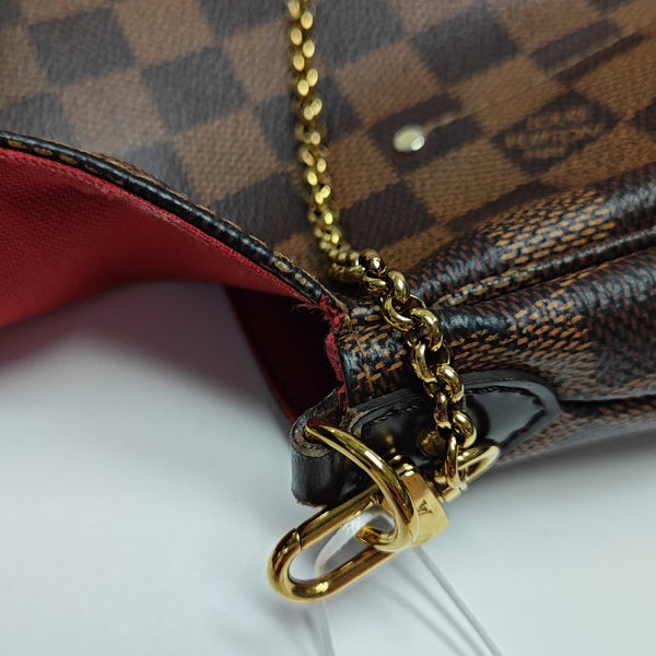 FAVORITE PM Damier Ebene Coated Canvas Brown