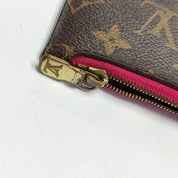 NEVERFULL MM Lona Monogram Revestida Marrón