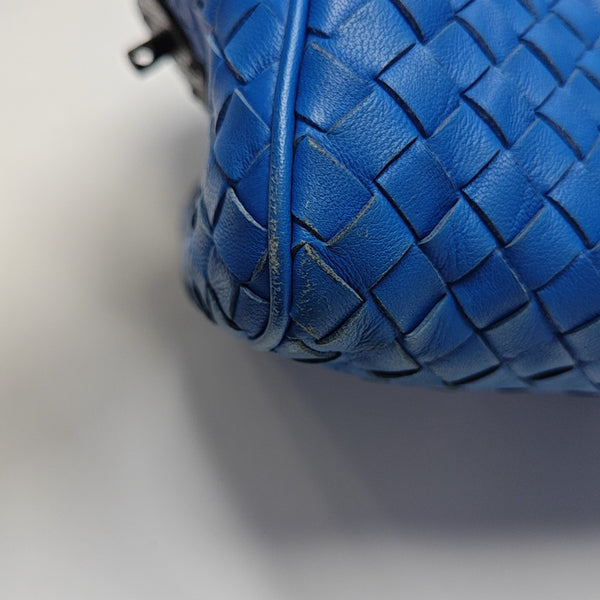 Calfskin Shoulder Bag Blue