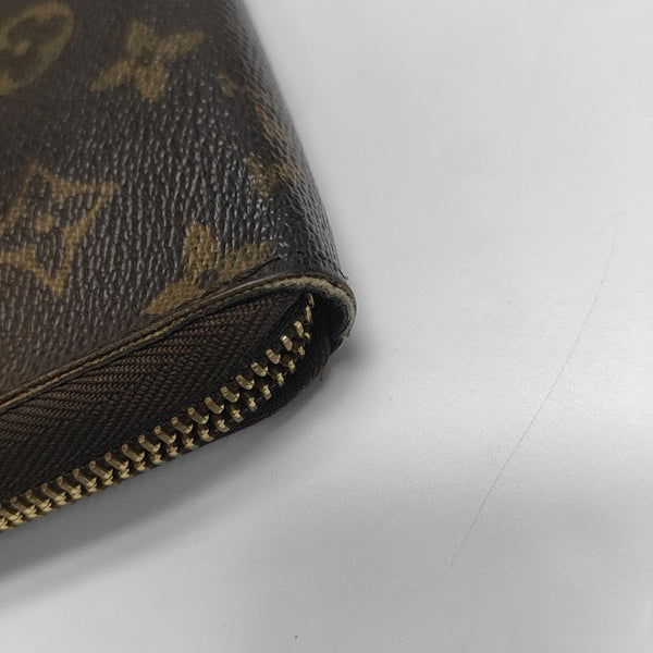 ZIPPY Monogram Coated Canvas Brown Wallet
