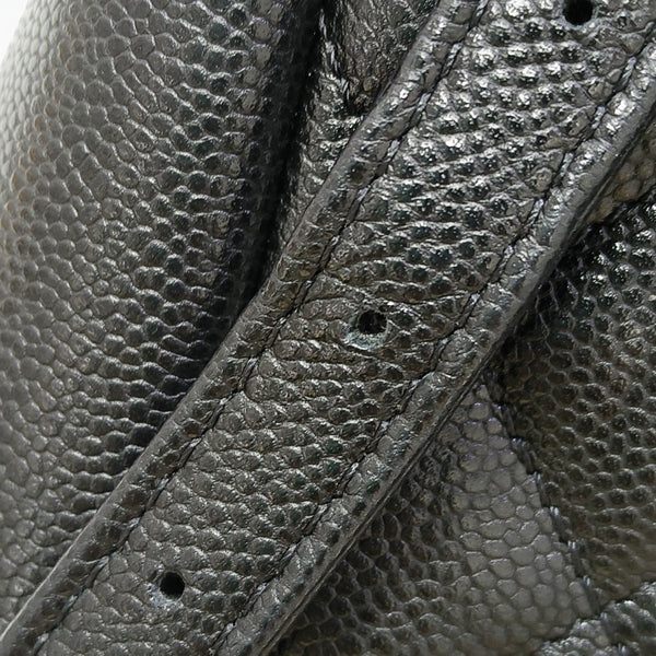 DUMA Small Quilted Grained Calfskin Black