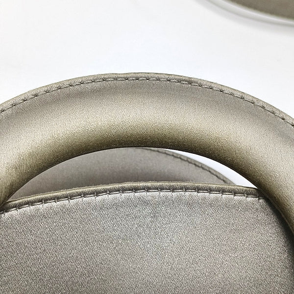 Authenticated pre-owned Lady Dior Mini Cannage Silk Satin Grey - Tote Bag at Looply