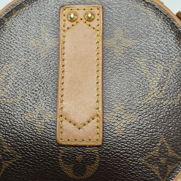 BOITE CHAPEAU Mini Monogram Coated Canvas Brown