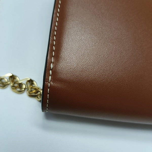 TRIOMPHE Small Calfskin Brown
