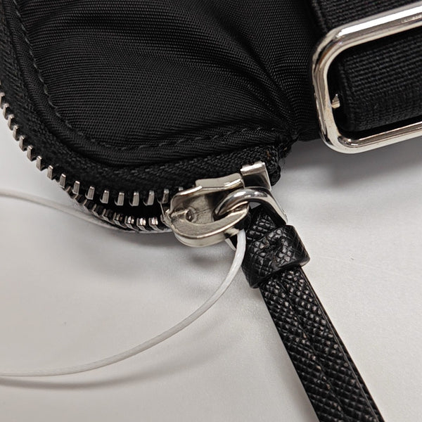 Nylon Shoulder Bag Black