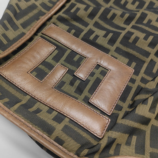 Canvas Shoulder Bag Brown