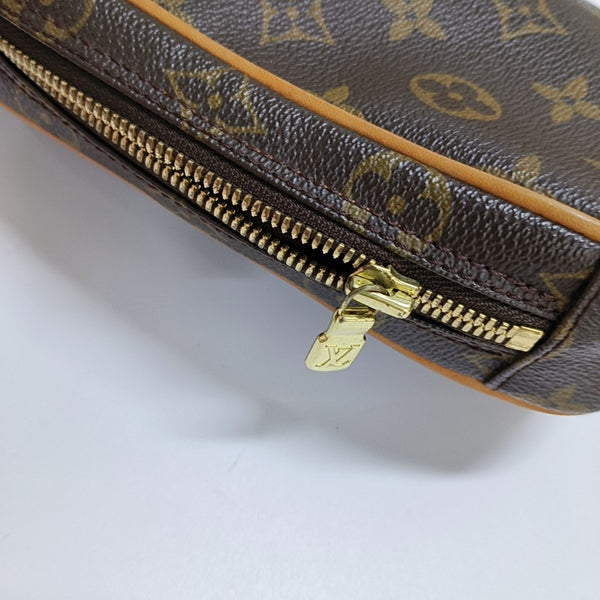 GANGE Monogram Coated Canvas Brown