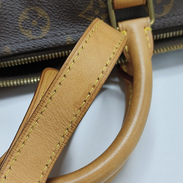 SPEEDY 30 Monogram Coated Canvas Brown
