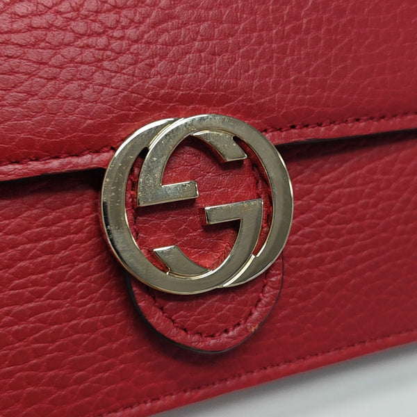 Calfskin Shoulder Bag Red