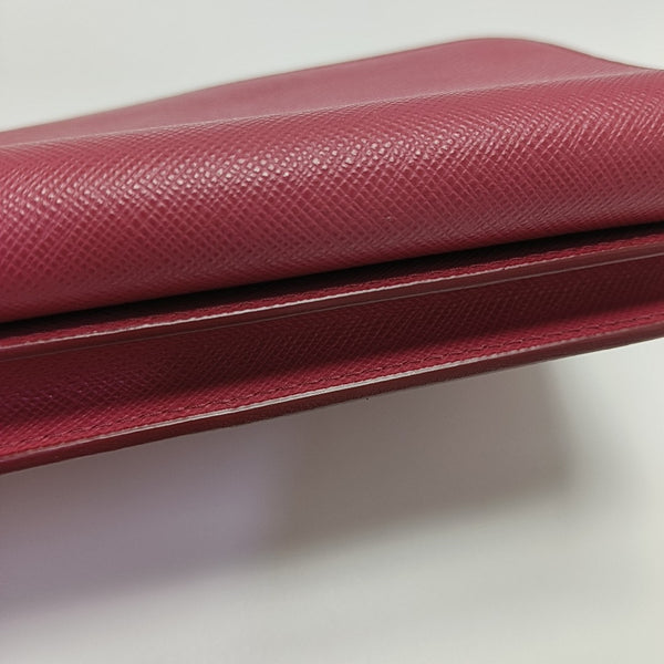 Saffiano Calfskin Shoulder Bag Red