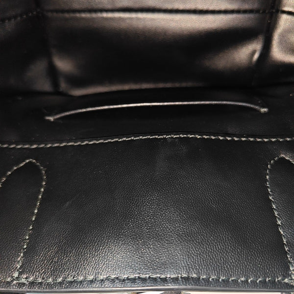 Toujours Nano Cannage Calfskin Black
