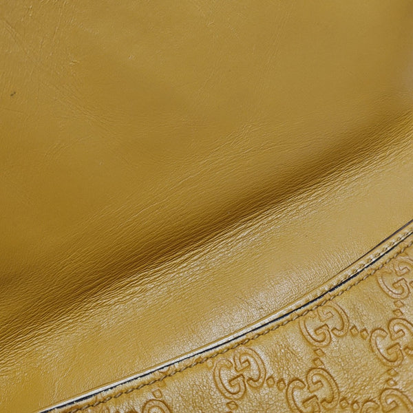 Monogram Calfskin Shoulder Bag Yellow